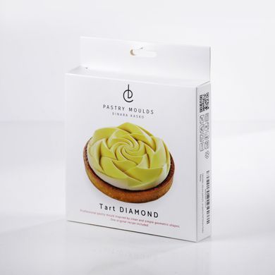 Оригінальна силіконова форма для тарта Діамант +1