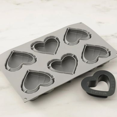 KIT Balloon Heart cake silicone moulds