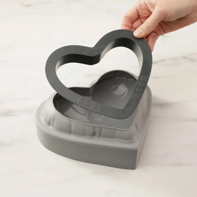 KIT Balloon Heart cake silicone moulds