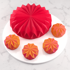 KIT Origami cake silicone moulds