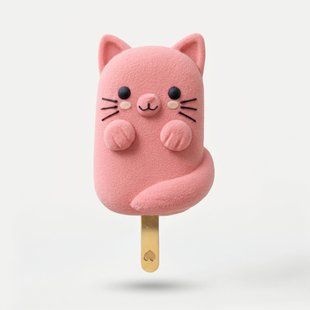 Cat Lollipop силіконова форма ручної роботи для тістечка