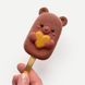 Teddy Heart Lollipop силіконова форма ручної роботи для тістечка