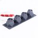 Pentagon small cakes silicone mould without gift box