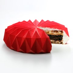 Оригінальна силіконова форма для торта Орігамі