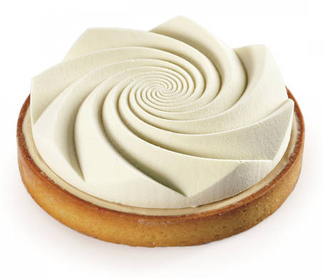 Spiral tart silicone mould