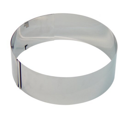 Round sliding ring stainless steel H12 cm